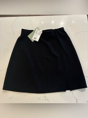 H&M Black Mini Skirt with Side Slit